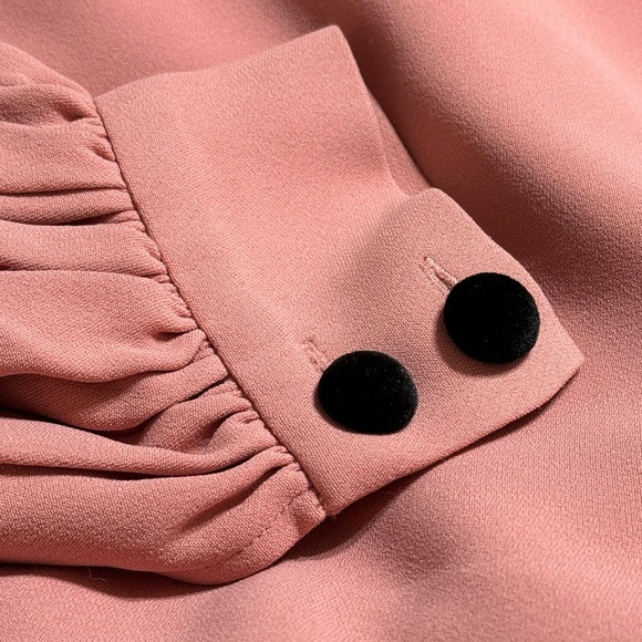 ALEXIS Elena Mini Shift Dress Pink Sage Green Wedding Date Party Work Size M‎ - Picture 8 of 12